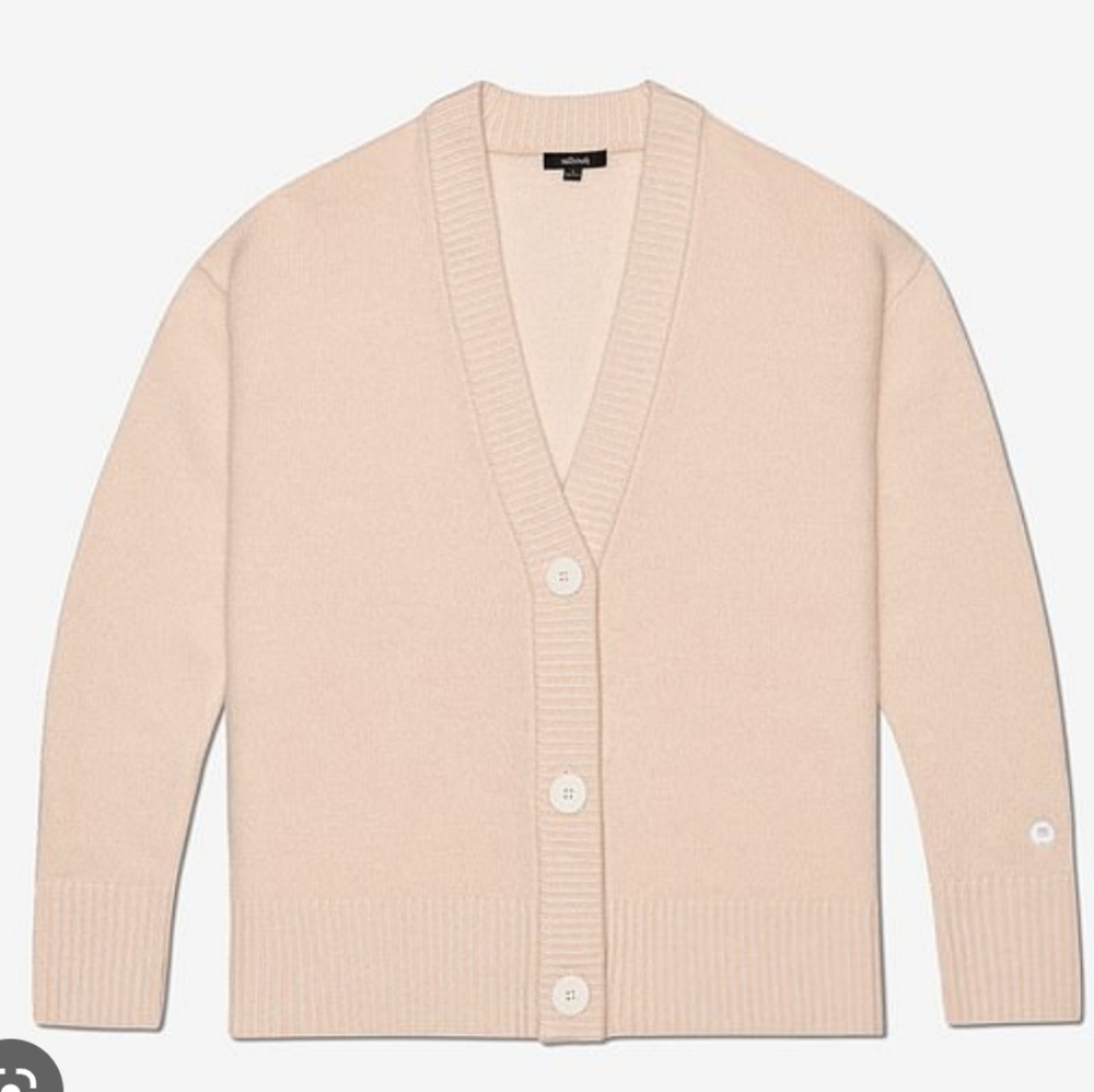 Allbirds the cardi 100 % merino wool womens cardigan cream
